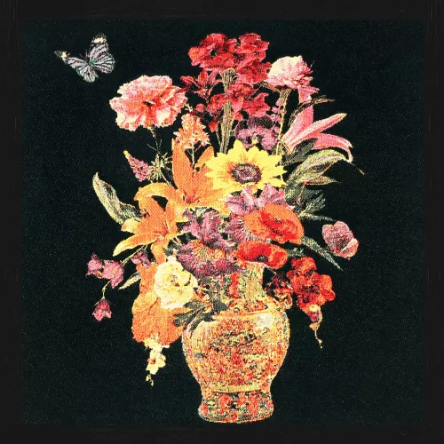 Flower vase Paneel 43/43 WH2004 + L4050 black